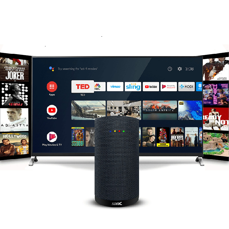 Conheça a próxima geração Android TV Smart Speaker com receptor de TV digital